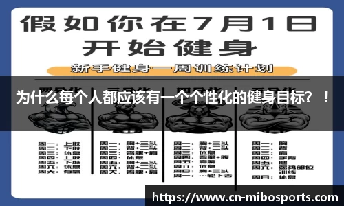 为什么每个人都应该有一个个性化的健身目标？ !